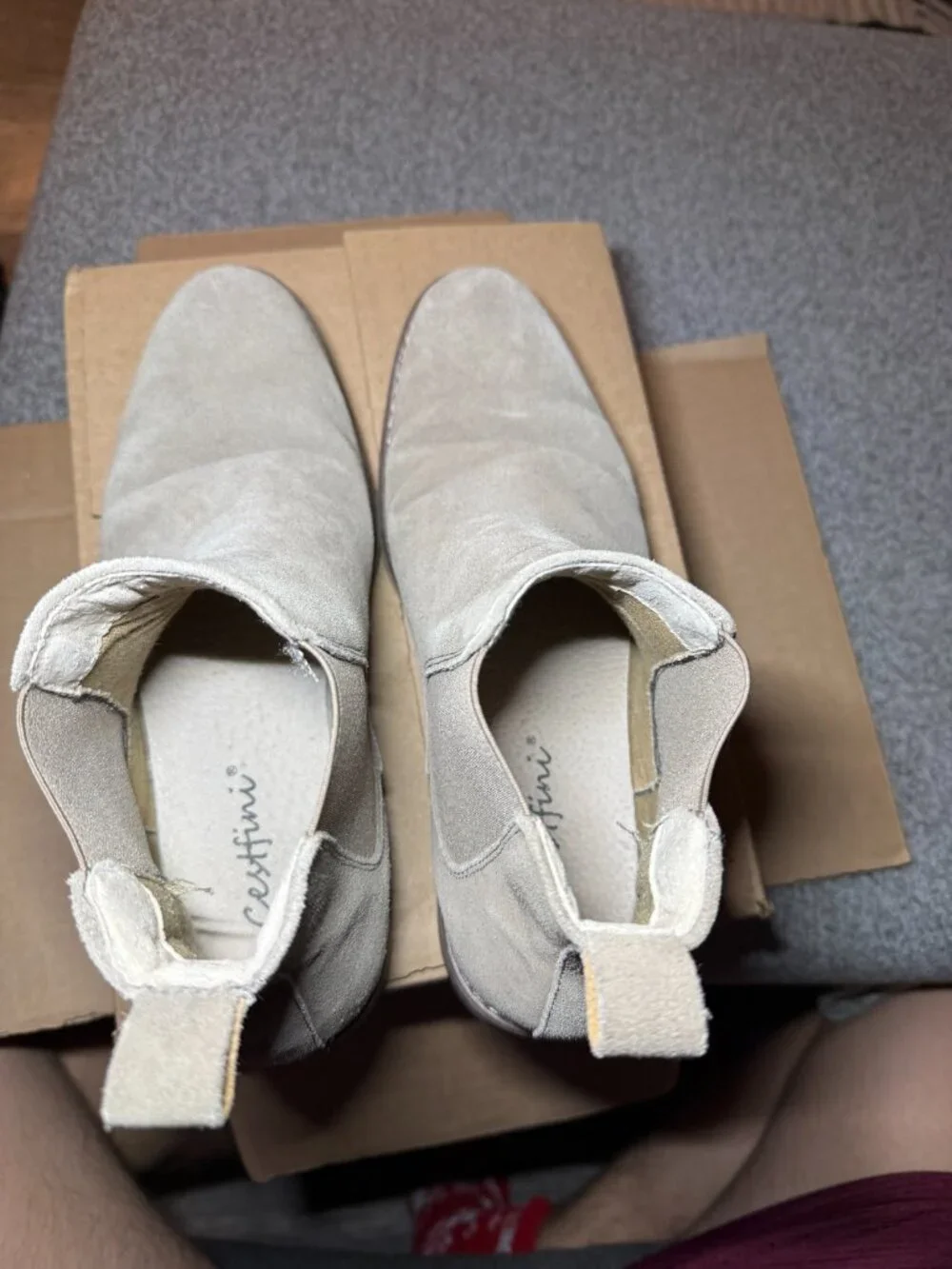 Mens light brown boots